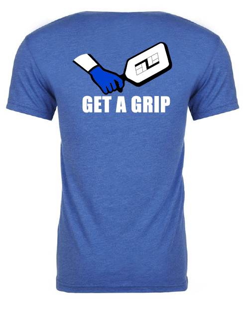 CUZINA GET A GRIP Pickleball T-Shirt | Quality Tri-Blend Material CUZINA GET A GRIP Pickleball T-Shirt | Quality Tri-Blend Material